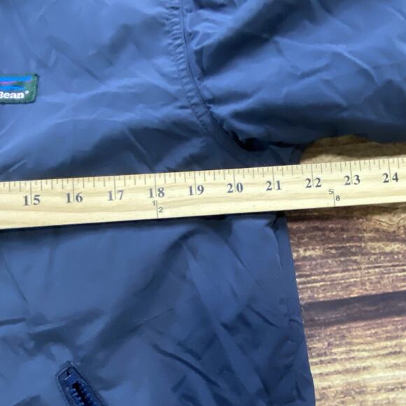 Vintage LL Bean Jacket Women’s Small Blue Warm Up Fleece Windbreaker Coat 90s - Picture 4 of 8